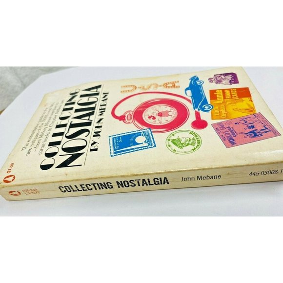 COLLECTING NOSTALGIA john mebane 1972 Paperback Bo - Picture 2 of 5